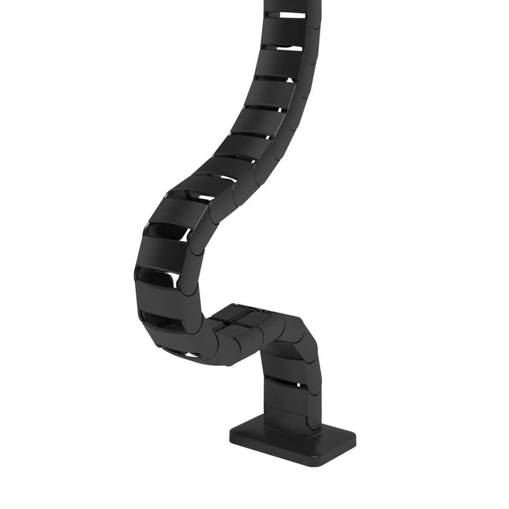 Cable guide snake black modern