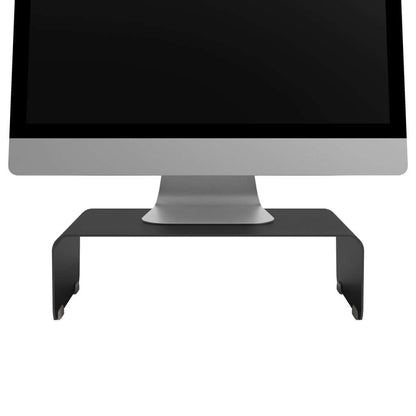 Monitor riser black compact